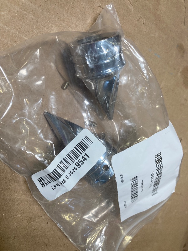 Photo 1 of XMMT Chrome Front Twisted Axle Nut Covers Spike Axle Caps Compatible for Harley Touring Softail Sportster Dyna Street Glide Road King Road Glide Electra Glide 2008-2023