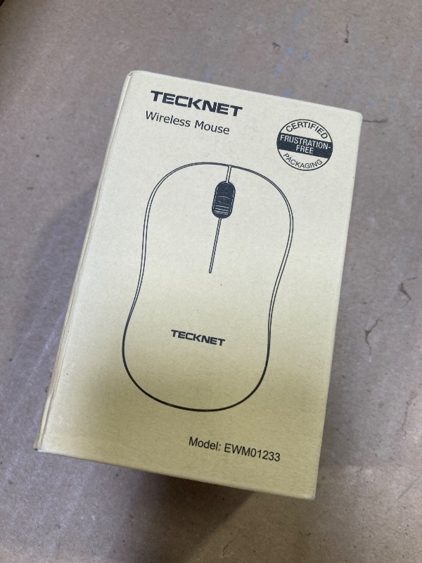 Photo 1 of TECKNET Wireless Mouse for Laptop, 2.4G Silent Quiet Click, Small Portable, 5 DPI Levels, Cordless for PC, Chromebook, Mac - Red