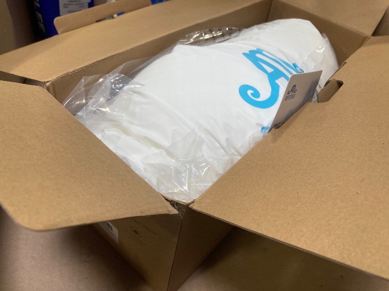 Photo 1 of AM AEROMAX 2.75 Inches Standard Size Hyper Slim Memory Foam Pillow for Stomach and Back Sleepers - Thin, Flat Design for Cervical Neck Alignment and Deeper Sleep.