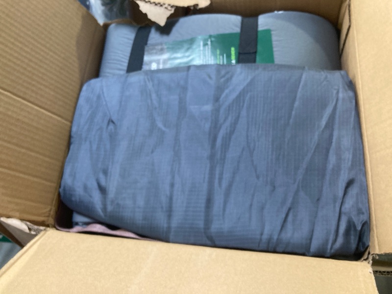 Photo 1 of INVOKER Camping Sleeping Pad 2.75” Memory Foam Fast Self Inflating Insulated Durable Camping Mat Air Mattress with Pillow?for Tent, Traveling, Car, Camping, Grey