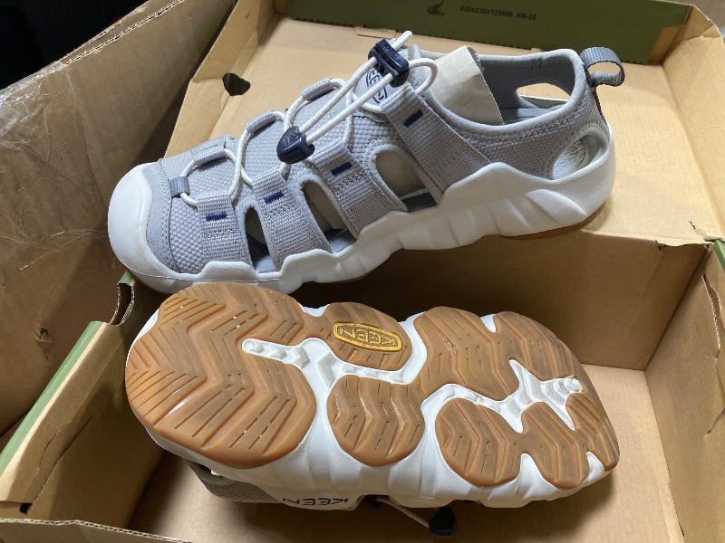 Photo 1 of 10--KEEN Men's Hyperport H2 Breathable Easy On Comfortable Hiking and Water Sandals, Alloy/Naval Academy, 10
