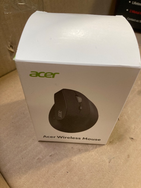Photo 1 of acer Ergonomic Mouse Wireless, 1000/1200/1600 Adjustable DPI Vertical Mouse with 6 Buttons, Rechargeable Ergo Mice with 2.4GHz USB Receiver for Computer, Laptop, PC, iMac and Desktop