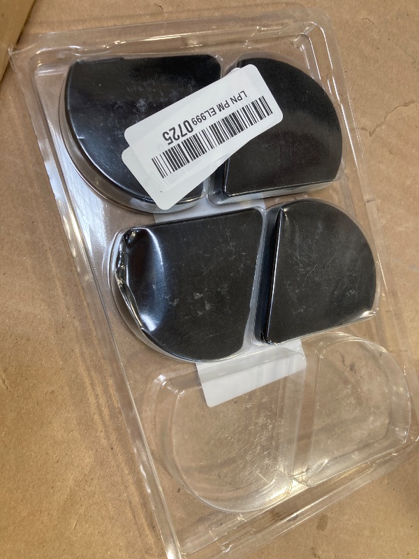 Photo 1 of 4pcs only ----Pimoys  Powder Puff Face Soft Triangle Makeup Puff Velour Makeup Sponge Beauty Blender for Loose Powder (Black)