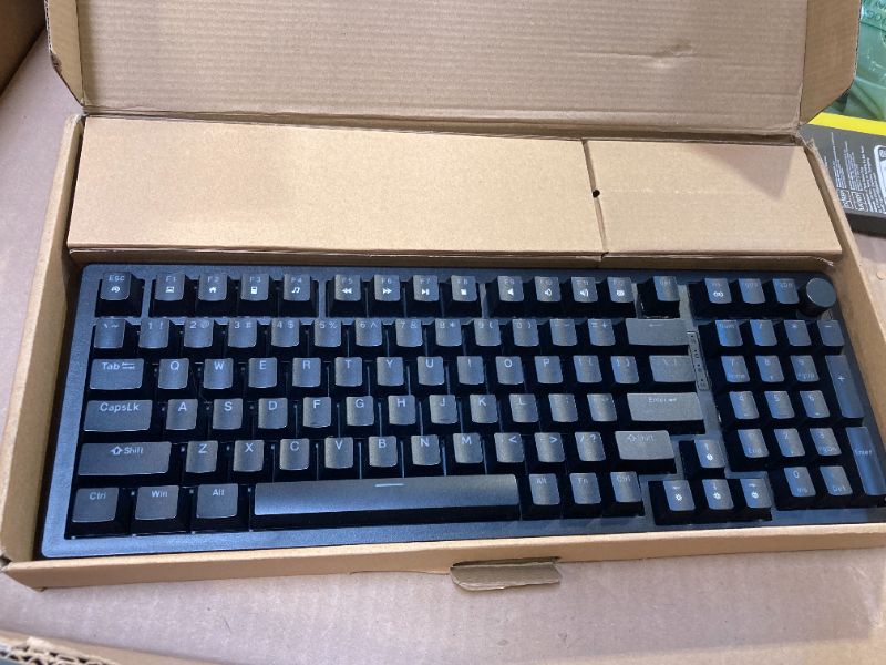Photo 1 of Mechanical Gaming Keyboard and Mouse, MageGee STAR98 Rainbow LED Backlit Wired Keyboards with Red Switches, 7-Color Breathing PC Gaming Mouse for Computer, Windows, Laptop (Black)