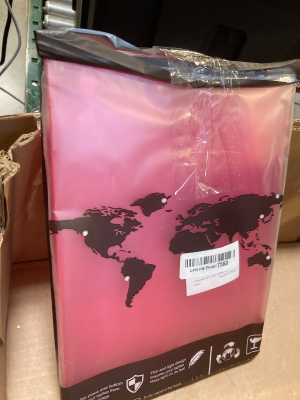 Photo 1 of G JGOO Compatible with MacBook Air 13 inch Case 2022 2021 2020 2019 2018 Release M1 A2337 A2179 A1932 Touch ID, Glitter Plastic Hard Shell Case + Keyboard Cover + Screen Protector, Sparkly Hot Pink