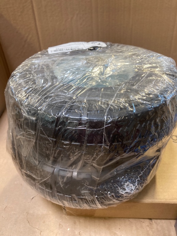 Photo 1 of AR-PRO (2-Pack) 10-Inch Solid Rubber Tire Wheels - Replacement 4.10/3.50-4" Flat Free Tire with 5/8" Bearings, 2.2" Offset Hub - Compatible with Hand Truck, Wheelbarrow, Dolly, Gorilla Carts