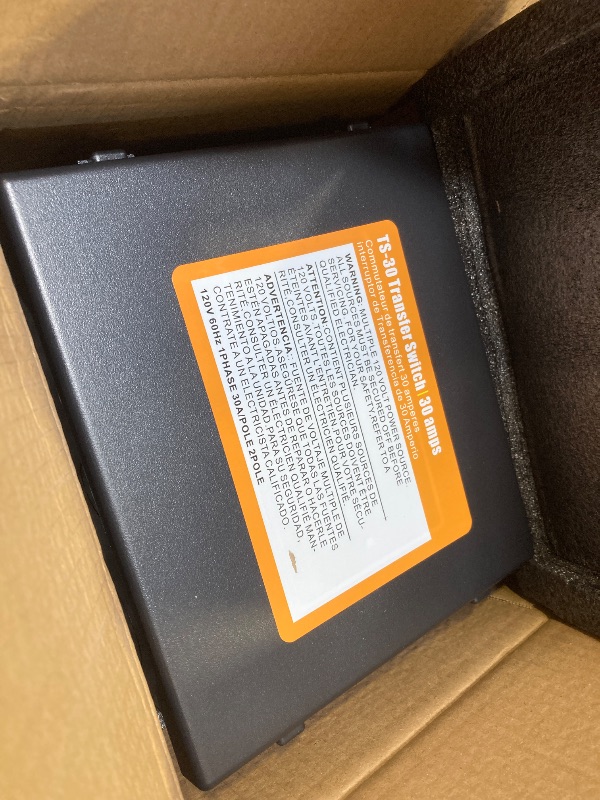 Photo 1 of 30 Amp Transfer Switch Automatic Transfer Switch for RV, Travel Trailer and Camper Van, Generator Transfer Switch for Inverter/Shore Power/Generators, 120V