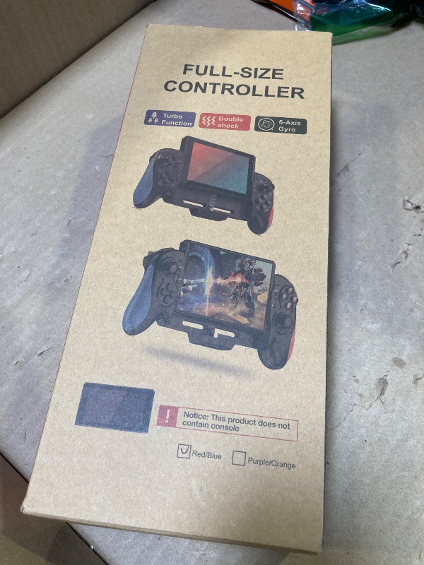 Photo 1 of Gammeefy Switch Controller for Switch/ Switch OLED, Hall Effect One-Piece Joypad Controller Replacement for Switch Pro Controller, Switch Controllers Remote with Adjustable Turbo and Dual Motor Vibration Wii Skins