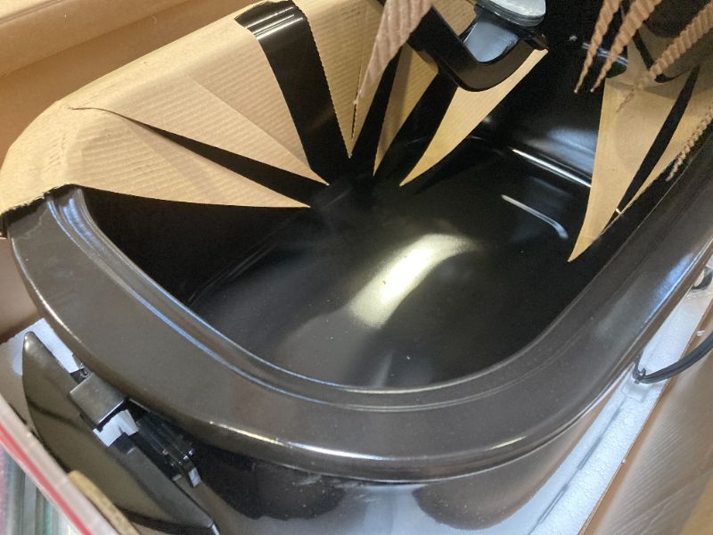 Photo 1 of Sunvivi Roaster Oven, Electric Roaster Oven with Viewing Lid, 30lb 26-Quart Turkey Roaster with Unique Defrost/Warm Function, Large Roaster with Removable Pan & Rack, Stainless Steel, Black
