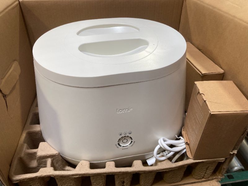 Photo 1 of Lomi 1.3 – 3L, Electric Composter (45 Cycles), World’s First Smart Waste That Turns Waste into Natural Fertilizer with a Single Button, Indoor Compost - Kitchen Food Recycler (White, Lomi 1.3)