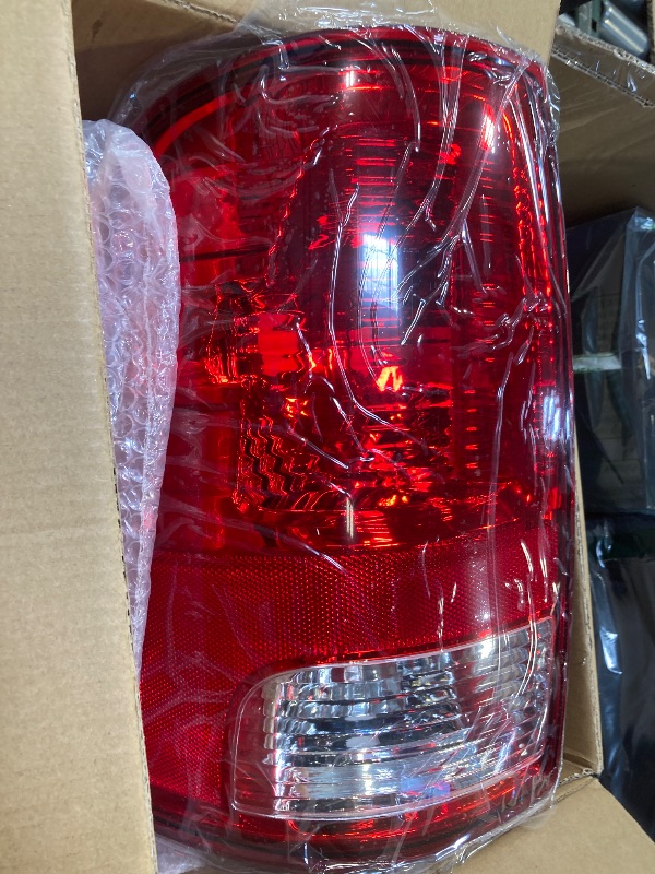 Photo 1 of CLERYYE Tail Lights Assembly Compatible With 2009-2018 Dodge Ram 1500 2500 3500 Pickup Taillights Halogen Brake Rear Lamps with Bulbs Replace # 55277415AD 55277414AE, Driver and Passenger Side