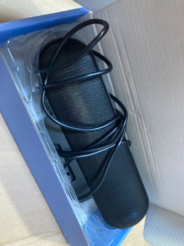 Photo 1 of LXTNFU Computer Speakers for Desktop Monitor,Single Speakers for Desktop PC,Laptop Speaker with Loud Sound,Volume Control Easily Clamps to Monitors(USB-C to USB Adapter Included) (Black)