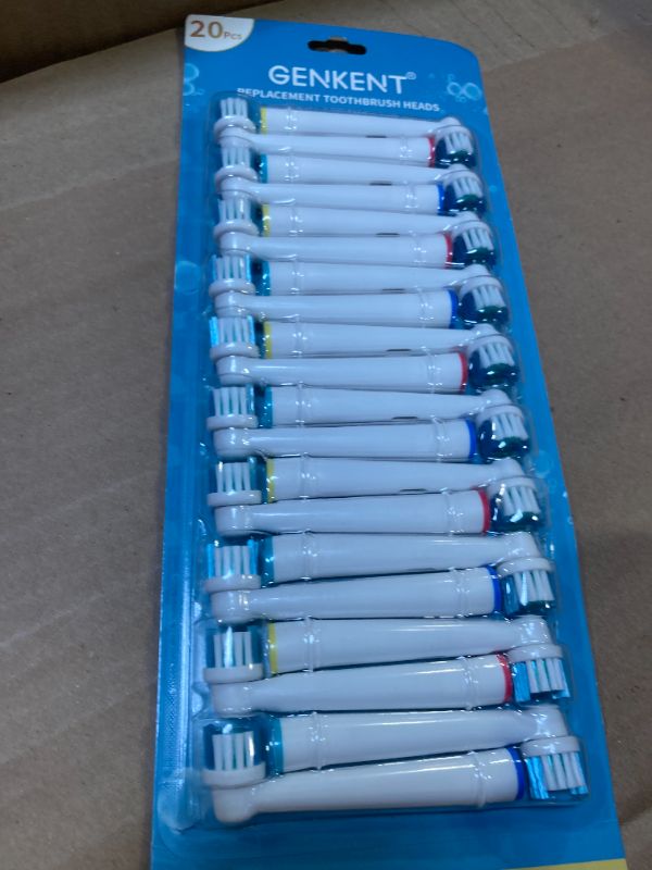 Photo 1 of Replacement Toothbrush Heads Compatible with Oral-B Braun, 20 Pcs Professional Electric Toothbrush Brush Heads for Oral B Replacement Head Refill Pro 500/1000/1500/3000/3757/5000/7000/7500/8000