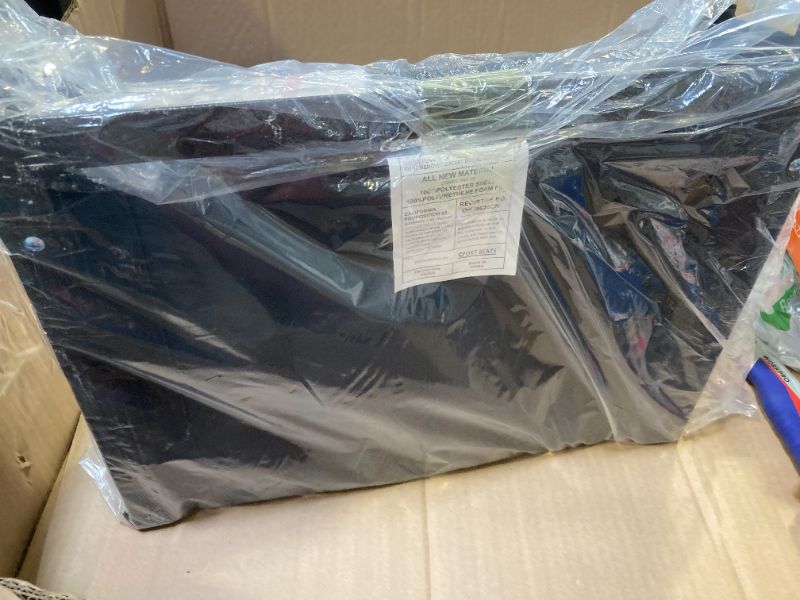 Photo 1 of SPORT BEATS Stadium Seats with Back Support Bleacher Chairs with Back and Cushion Thick Padded Bleacher Seats Includes Shoulder Strap