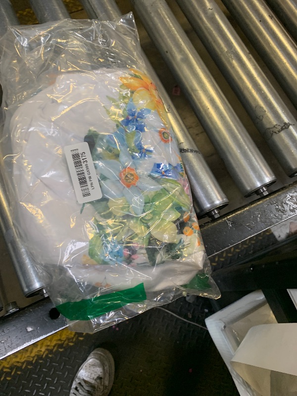 Photo 1 of Horaldaily Spring Fitted Tablecloth 60 Inch Round, Spring Colorful Hydrangea Tulip Flower Butterfly Washable Table Cover Elastic Edged for Dinning, Picnic, Camping, Banquet