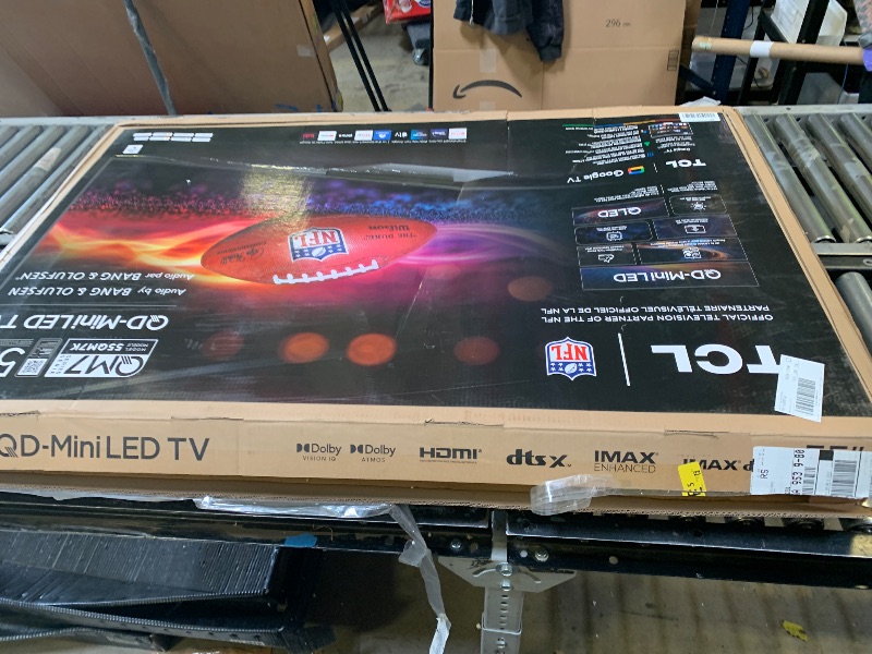 Photo 1 of TCL 55 Inch Class QM7K Series | Mini LED QLED 4K HDR | 55QM7K, 2025 Model | 120HZ-144HZ Anti Reflective Screen Smart Google TV Dolby Atmos Onkyo Audio | Voice Remote Alexa Gaming Streaming Television