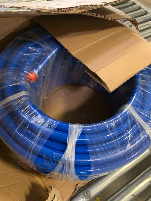 Photo 1 of 3/4" × 200ft Garage Air Line Kit, HDPE-Aluminum Compressed Air Piping System with Tee & Elbow Fittings, Rapid Air System for Shop Air Compressor, Leak-Proof & Easy