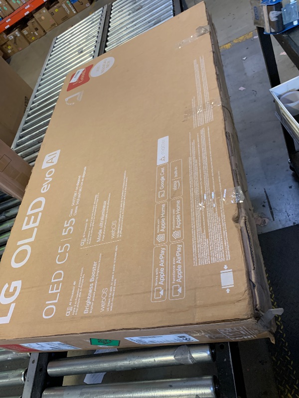 Photo 1 of LG 55-Inch Class OLED evo AI 4K C5 Series Smart TV w/Dolby Atmos, Dolby Vision, HDR10, AI Super Upscaling 4K, Filmmaker Mode, Wow Orchestra, Alexa Built-in (OLED55C5PUA, 2025)