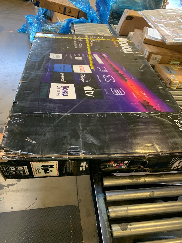 Photo 1 of Roku Smart TV – 65-Inch Pro Series 4K QLED RokuTV with Backlit Roku Voice Remote Pro, Dolby Vision IQ, 120Hz Refresh Rate – Live Local News, Sports, Gaming