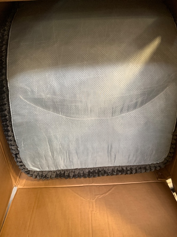 Photo 1 of foldable black couch