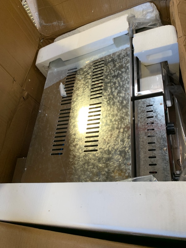 Photo 1 of EGGKITPO Commercial Electric Griddle 29 Inch Large Countertop Griddle 240V 3500W Non-Stick Flat Top Grill Stainless Steel Teppanyaki Griddle with Adjustable Temperature 90?-575? for Restaurant Use