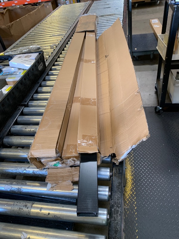 Photo 1 of CKE 4 Pack 6'6"Stainless Steel Handrail, Cable Railing Handrail for Indoor Outdoor Deck Stair, Flat Top Rail Cable Railing System, Black Rectangular Hand Rails Deck Railing Kits with End Caps, HT01