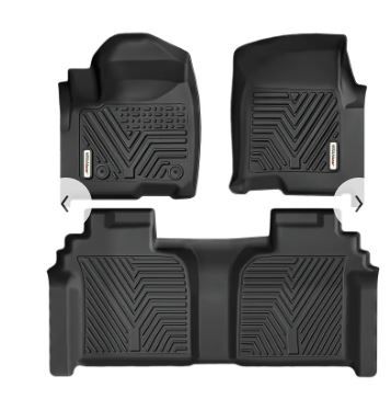 Photo 1 of YITAMOTOR Floor Mats Compatible with 2019-2026 Chevrolet Silverado 1500/GMC Sierra 1500 & 2020-2026 Chevy Silverado/GMC Sierra 2500HD/3500HD Crew Cab with Rear Underseat Storage Box, Front Bucket Seat
