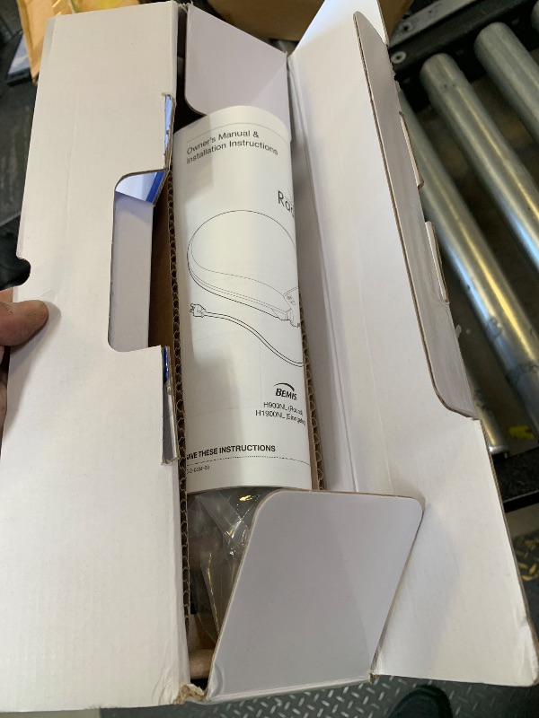 Photo 1 of Bemis Radiance Heated Night Light Toilet Seat, Slow Close Adjustable Fit Long Lasting Plastic Seat, Elongated, White