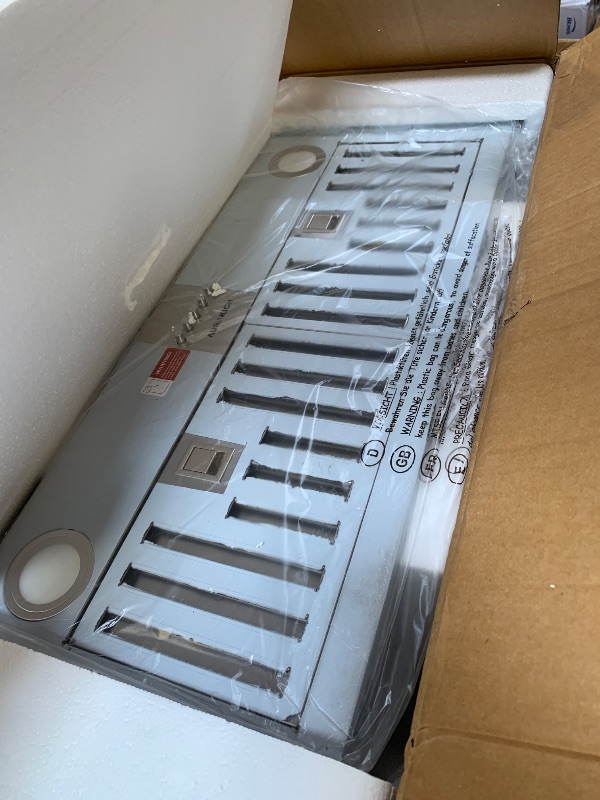 Photo 1 of AURAKICH Range Hood 30 Inch Insert - 620CFM Built-in Kitchen Hood with TRUE-COLOR 5500K LED, Complete Exhaust Kit (Charcoal Filters + Duct Pipe), Ducted/Ductless Convertible