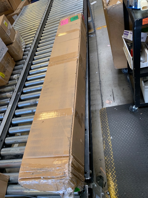 Photo 1 of Vanhoxcci Cargo Van Roof Ladder Rack Fit for 2015-2025 Ford Transit 150 250 350 with Rear Cargo Roller 800LB Steel White