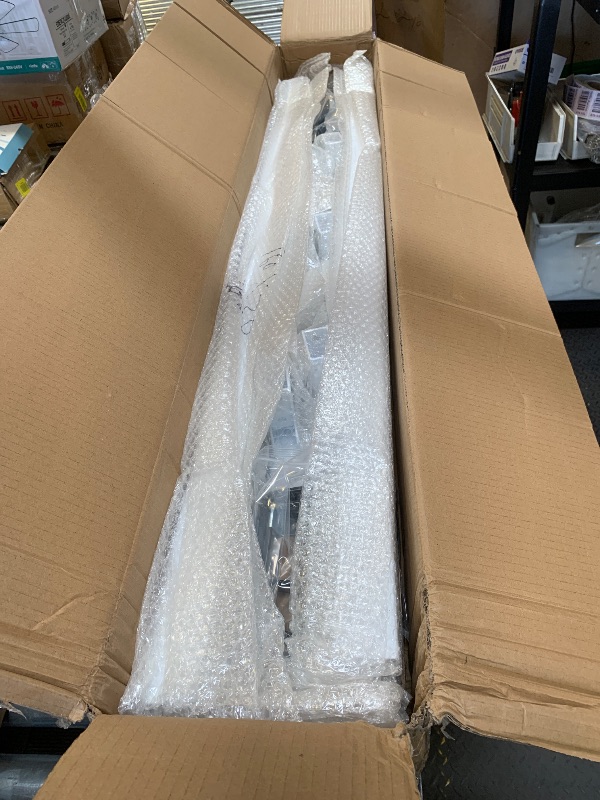 Photo 1 of Vanhoxcci Cargo Van Roof Ladder Rack Fit for 2015-2025 Ford Transit 150 250 350 with Rear Cargo Roller 800LB Steel White