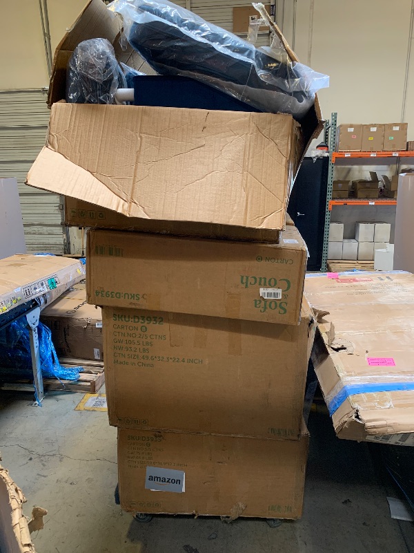 Photo 1 of Sofa Set With Soft Cushions And Pillows, Sofa Set Consisting Of A 3-Seater Sofa And Two Single Sofas 5 piece set