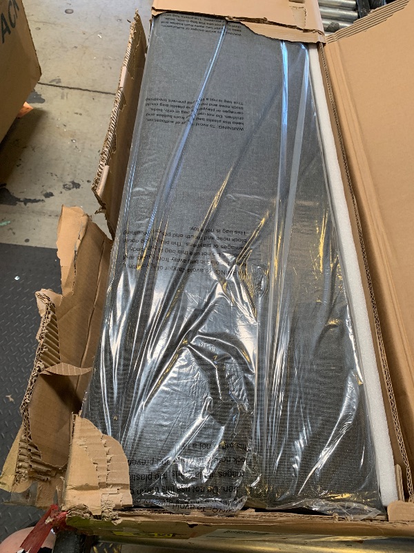 Photo 1 of Vinabilia King Size Bed Frame, Upholstered King Bed Frame with 2 Storage Drawers, 2-Tier Headboard, Charging Station & LED Lights, No Box Spring Needed - Dark Grey