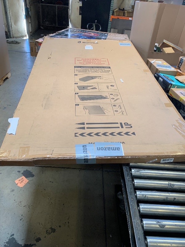 Photo 1 of Brisafe 81" x 95" Extra Large Full Length Tri-Fold Mirror on Wheels, Stand Up Movable Floor Mirror with Stand, 3-Way Folding Standing Mirror for Gym, Dance Studio, Fitness Room & Home, Silver