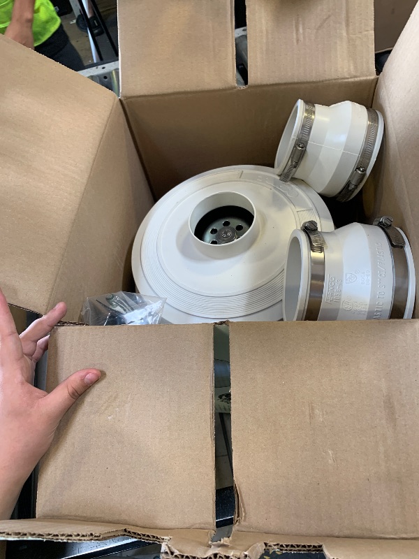 Photo 1 of Festa AMG Surge EC Radon Fan – 4“ Installation Kit - Quiet and Energy Efficient Radon Mitigation Inline Fans – High Performance 3” Duct Fan
