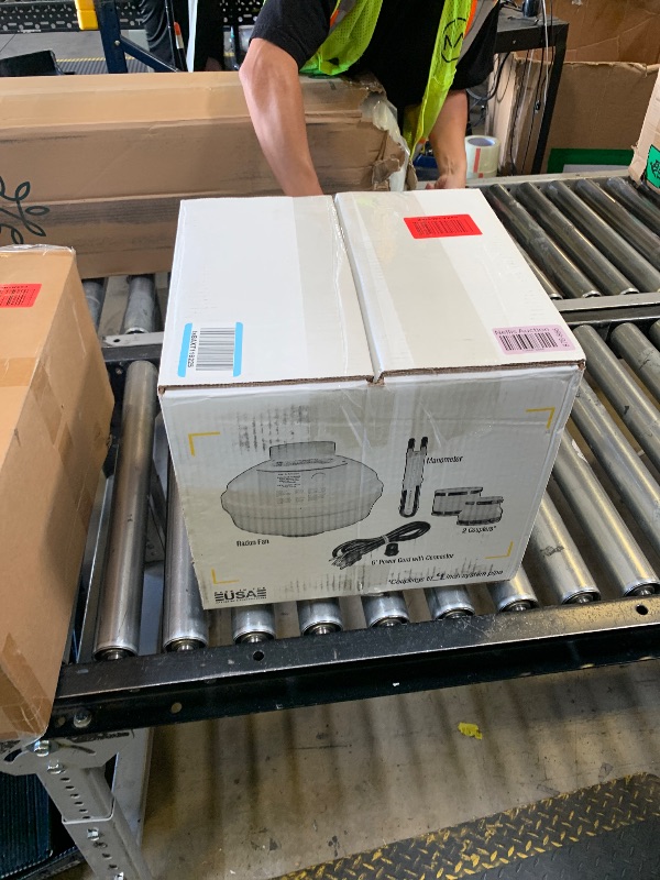 Photo 1 of Festa AMG Surge EC Radon Fan – 4“ Installation Kit - Quiet and Energy Efficient Radon Mitigation Inline Fans – High Performance 3” Duct Fan