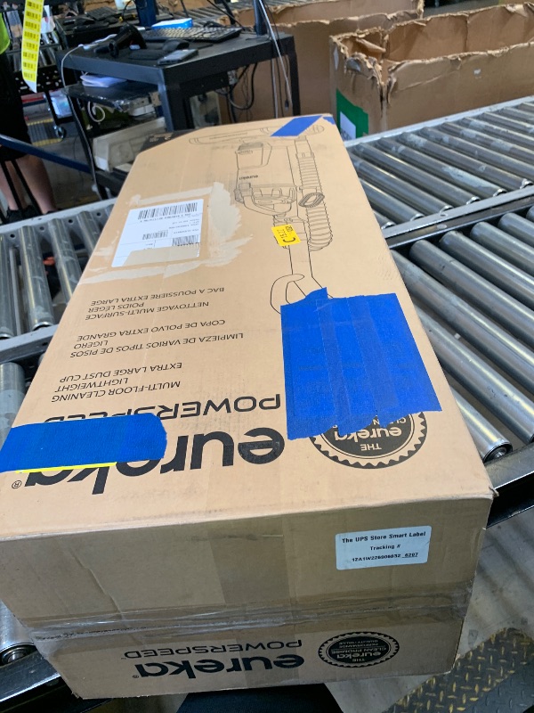 Photo 1 of Eureka Lightweight Powerful Upright Vacuum Cleaner for Carpet and Hard Floor, PowerSpeed, New Model,Blue,black/New Model
