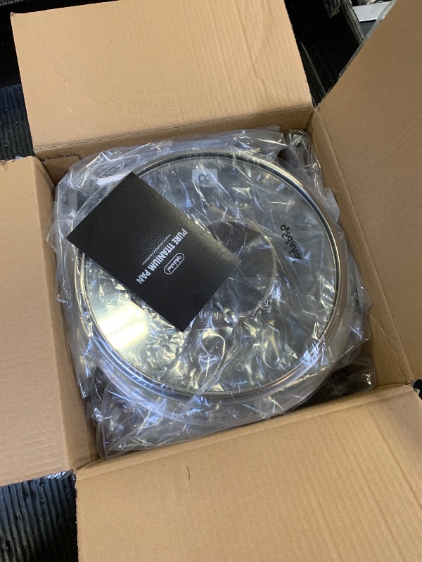 Photo 1 of VEDNHOL Titanium Pans set, 8+10+12Inch Pure Titanium Hammered Pro with Two Lids, Non-Toxic Skillet for Cooking, PFAS/PFOA/PTFE Free Cookware, Dishwasher&Oven Safe, Kitchen Induction Compatible