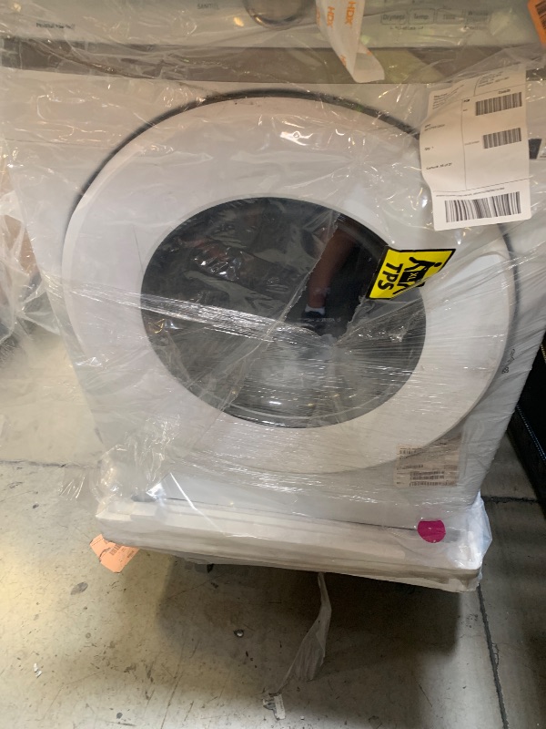 Photo 1 of Samsung 7.5 cu. ft. Front Load Electric Dryer with Sensor Dry, White, DVE45T6000W/A3
