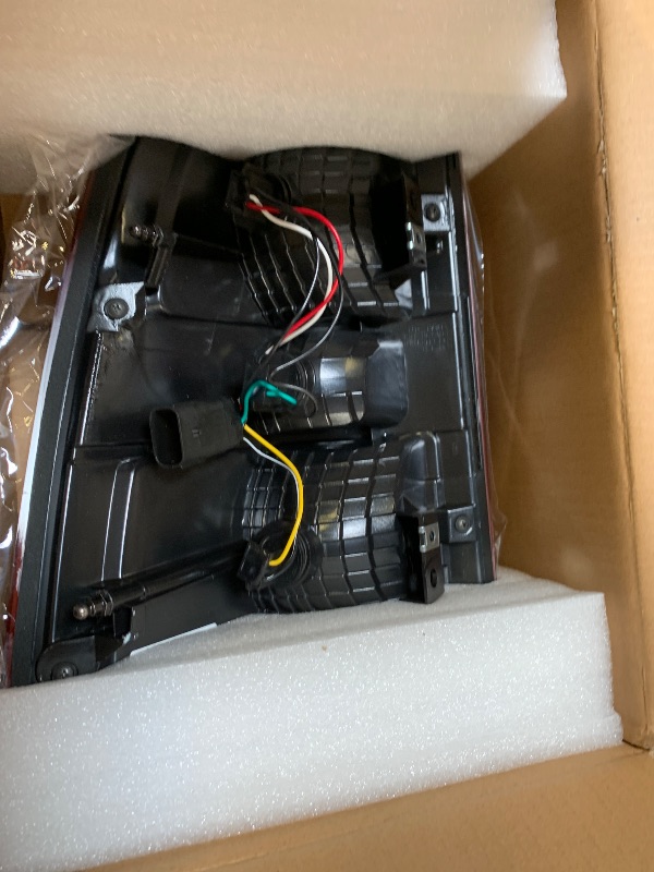 Photo 1 of Lathsy Tail Light Chrome Bezel Compatible With 2019-2023 Dodge Ram 1500 Right Passenger Side Taillight Replace 55112988AE