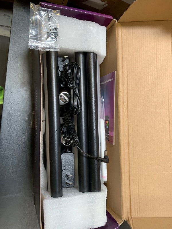 Photo 1 of Miortior Corner Floor Lamp, 2 Pack LED Corner Lamp with App/Remote/Button Control, Smart RGB Floor Lamp with 16 Million DIY Colors & 68+ Scene, Music Sync for Living Room, Bedroom, Gaming Room