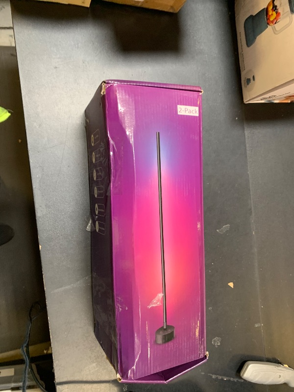 Photo 1 of Miortior Corner Floor Lamp, 2 Pack LED Corner Lamp with App/Remote/Button Control, Smart RGB Floor Lamp with 16 Million DIY Colors & 68+ Scene, Music Sync for Living Room, Bedroom, Gaming Room