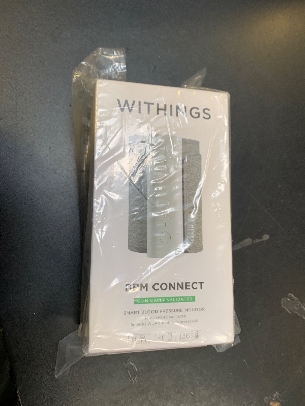 Photo 1 of Withings BPM Connect - Digital Blood Pressure Cuff & Heart Rate Monitor - Blood Pressure Machine Arm Cuff, FDA Cleared, FSA/HSA Eligible, IOS & Android