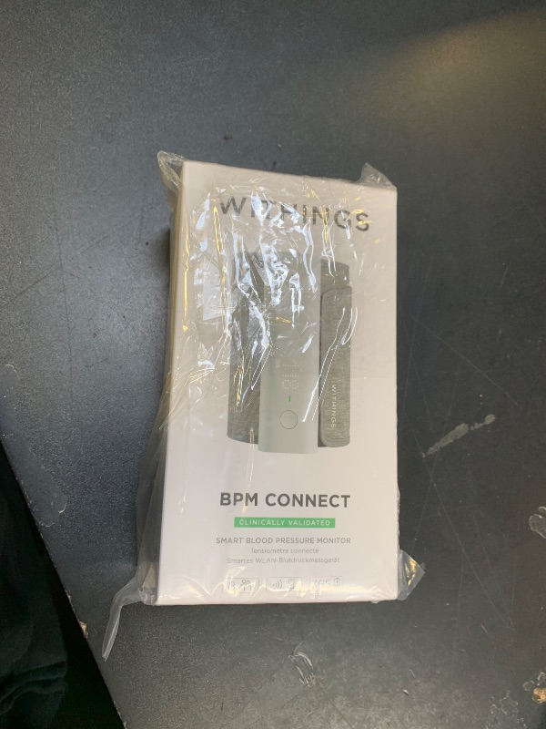 Photo 1 of Withings BPM Connect - Digital Blood Pressure Cuff & Heart Rate Monitor - Blood Pressure Machine Arm Cuff, FDA Cleared, FSA/HSA Eligible, IOS & Android