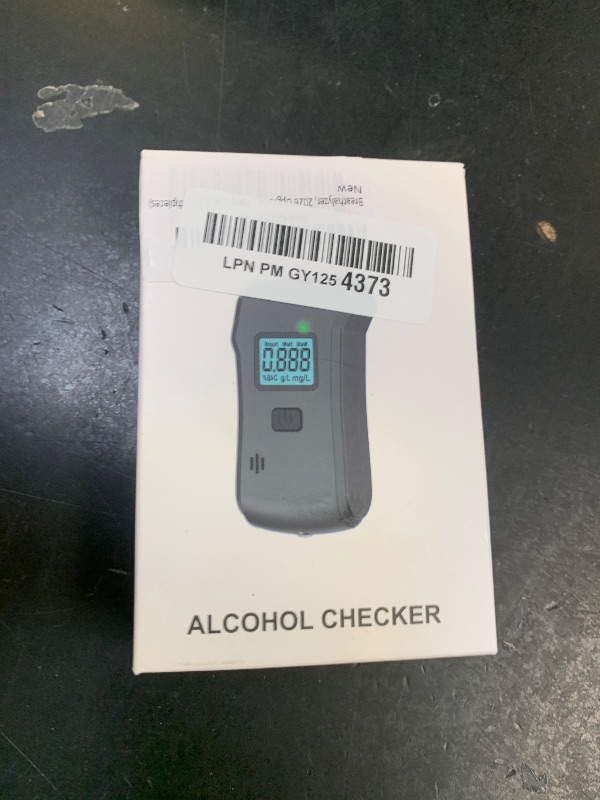 Photo 1 of Breathalyzer, 2026 Upgraded Alcohol Breathalyzer Tester with LCD Digital Display, Grade Accuracy Portable Breathalyzers for Alcohol Home and Party Use (5 Mouthpieces)