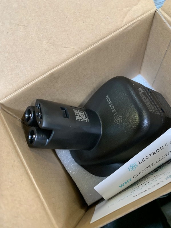 Photo 1 of Lectron CCS to NACS Adapter for Tesla Model S, 3, X, Y & All NACS EVs (500A / 1,000V) – UL 2252 Certified CCS1 Fast Charger Adapter – Not Compatible with Cybertruck (Black)