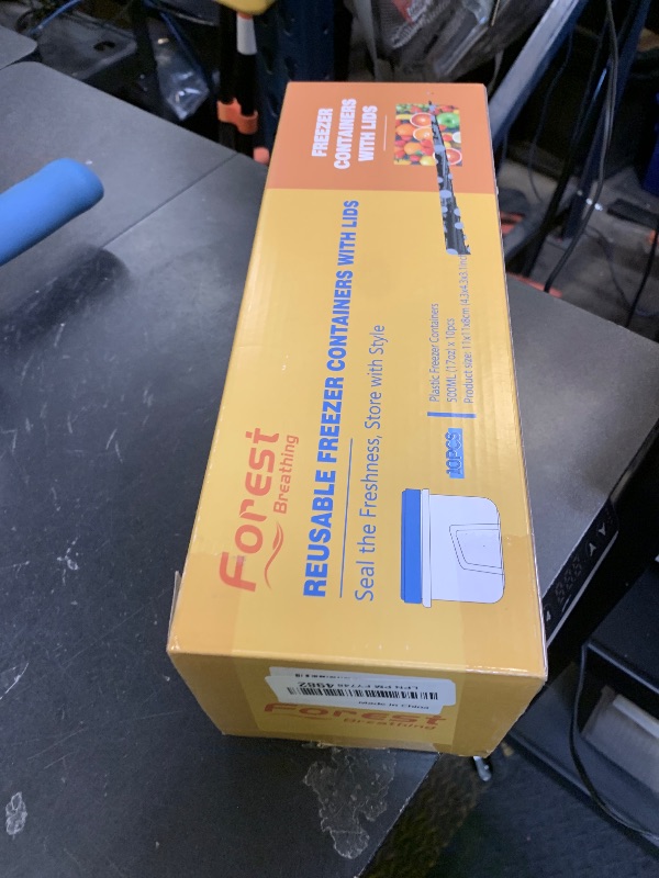 Photo 1 of 10 Pack 17oz Reusable Freezer Storage Containers with Twist Top Lids Airtight, Clear Plastic Food Storage Meal Prep Containers for Leftover Lunch Fruit Salad Snack, Small Soup Container Microwave Safe