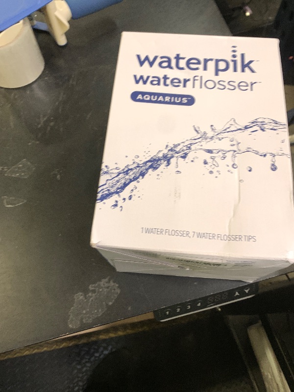 Photo 1 of Waterpik Aquarius Water Flosser For Teeth Cleaning, Gums, Braces, Dental Care, Electric Power With 10 Settings, 7 Tips For Multiple Users And Needs, ADA Accepted, White WP-660, Packaging May Vary