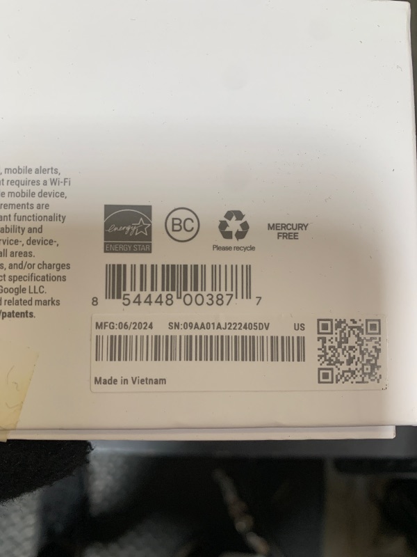 Photo 1 of Nest T3016US - Programmable Thermostat