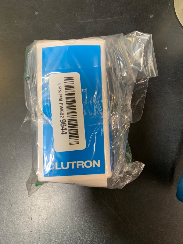 Photo 1 of Lutron Diva Smart Dimmer Light Switch for Caseta Lighting (Lutron Smart Hub Required), for LED Lights, 150W, Single-Pole/3-Way, No Neutral, Gray (DVRF-6L-GR)